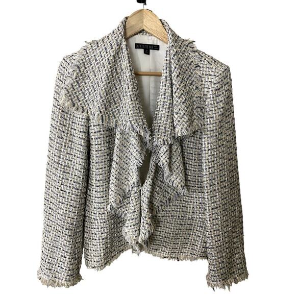 Lafayette 148 New York Tweed Pattern Blazer - Size 12 (EUC) - Picture 2 of 7